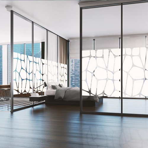 peskane folije za dekoracijo notranjih bivalnih prostorov