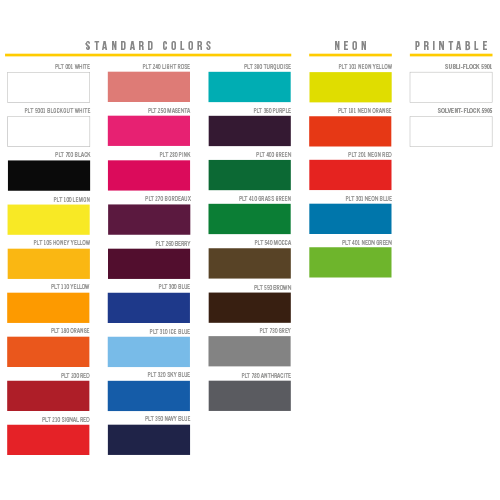 Poli-Tape Tubitherm barvna karta
