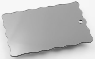 zrcalen pleksi - silver