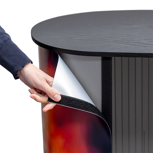 SD QuickFix promocijski pult M - pritrditev grafike z ježki