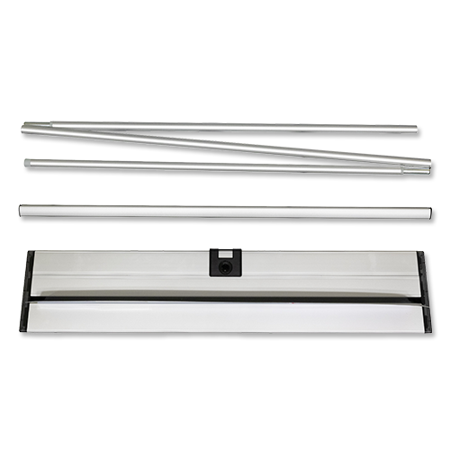 Roll-up Square Plus - sestavni deli.