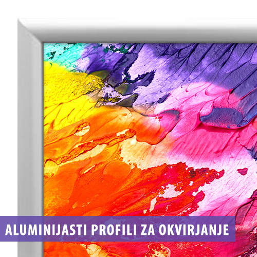 aluminijasti profili za okvirjanje