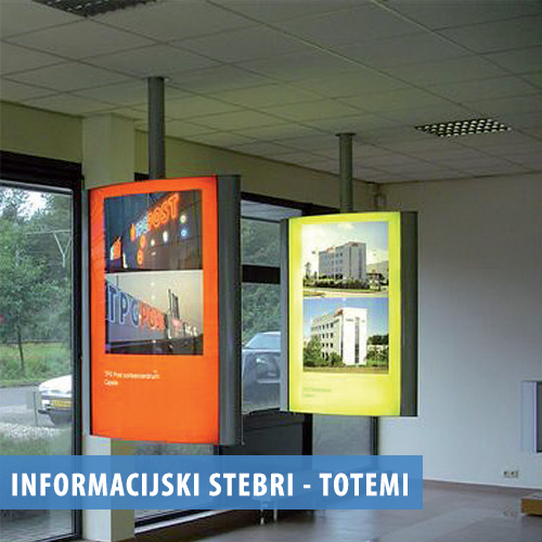 informacijski stebri - totemi / piloni