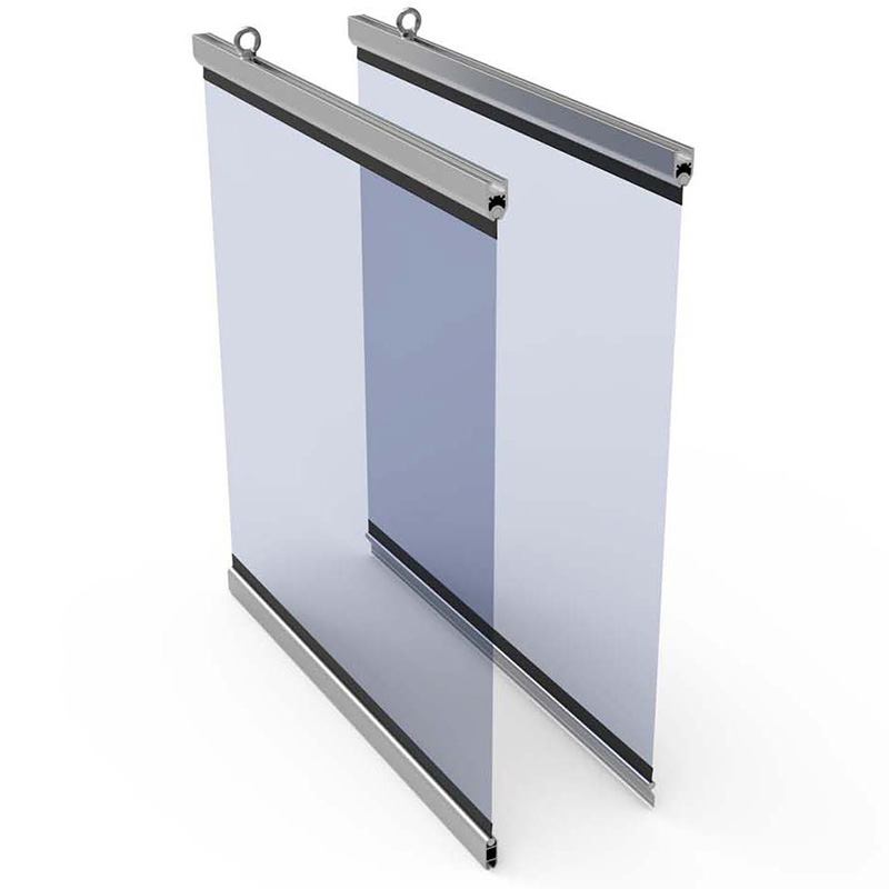 Primer uporabe profilov Keder z zgornjim vpetjem in spodnjim povezovalnim profilom