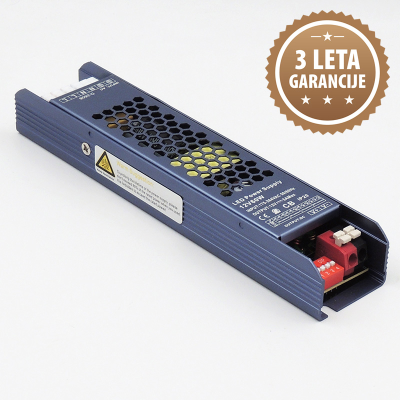 Super Slim Inside LED napajalnik IP20 60W