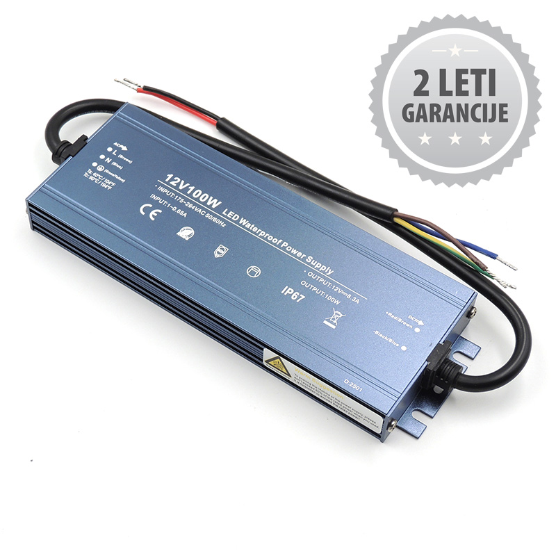Vodoodporni napajalniki - Super Slim napajalnik IP67 100W