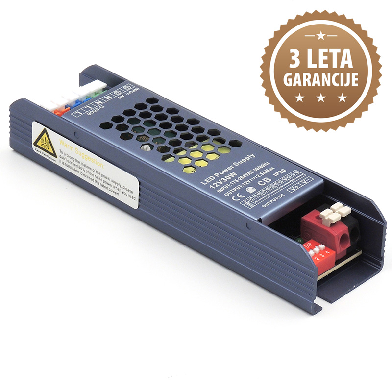 Super Slim Inside LED napajalnik IP20 30W