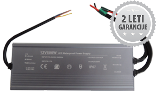 Super Slim napajalnik IP67 500W