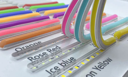 Pokrivni silikonski neonski trakovi - split silicone neon strip