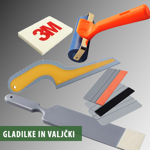 gladilke in valjčki