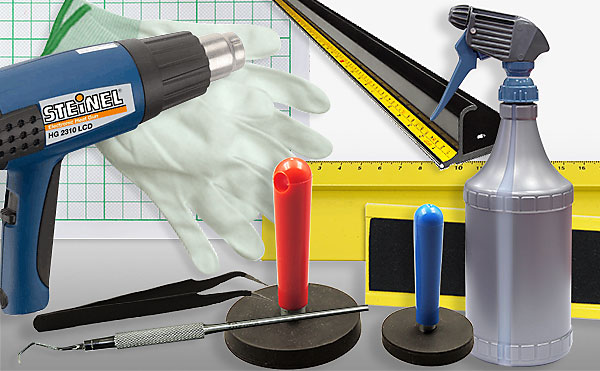 pripomočki za pripravo folije