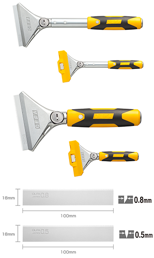 NOVO -  Profesionalni OLFA 'heavy-duty' strgali